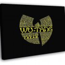 Wu-Tang Clan Logo Text Lyrics Hip-Hop Music Rap WALL  20x16 inch FRAMED CANVAS PRINT