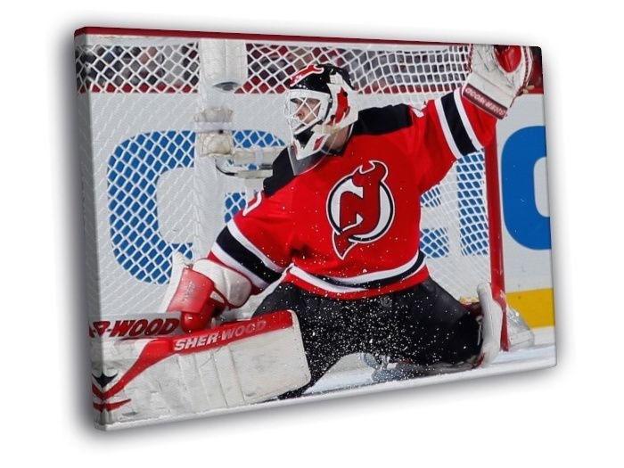 Martin Brodeur New Jersey Devils Hockey WALL  20x16 inch FRAMED CANVAS PRINT