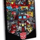 Transformers Generation 1 Autobots Classic Art WALL  20x16 inch FRAMED CANVAS PRINT