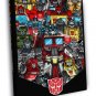 Transformers Generation 1 Autobots Classic Art WALL 20x16 inch FRAMED CANVAS PRINT
