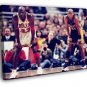 Michael Jordan Reggie Miller Retro Basketball  20x16 inch FRAMED CANVAS WALL PRINT