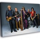Aerosmith Steven Tyler Guitars Retro Rock Metal Band  20x16 inch FRAMED CANVAS WALL PRINT