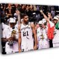 Tim Duncan San Antonio Spurs Finals Basketball WALL 20x16 inch FRAMED CANVAS PRINT