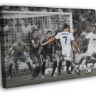 Cristiano Ronaldo Free Kick Real WALL  20x16 inch FRAMED CANVAS PRINT