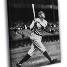 Babe Ruth New York Yankees Classic Retro WALL  20x16 inch FRAMED CANVAS PRINT