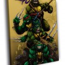 Teenage Mutant Ninja Turtles TMNT Angry Dark Art WALL  20x16 inch FRAMED CANVAS PRINT