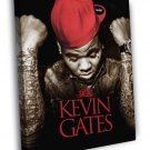 Kevin Gates Rapper Hip-Hop Music Rap WALL  20x16 inch FRAMED CANVAS PRINT