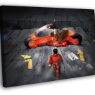 Akira Shotaro Kaneda Bike Anime Manga Art  20x16 inch FRAMED CANVAS WALL PRINT