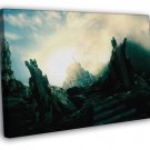 The Lord of the Rings Minas Anor Tirith Statues Art WALL  20x16 inch FRAMED CANVAS PRINT