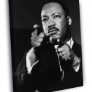 MLK Martin Luther King Jr. Portrait Old  20x16 inch FRAMED CANVAS WALL PRINT