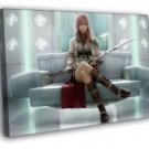 Lightning Final Fantasy XIII FF 13 Anime Manga Art  20x16 inch FRAMED CANVAS WALL PRINT