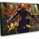 Strider Hiryu Anime Beautiful Manga Video Game Art WALL  20x16 inch FRAMED CANVAS PRINT
