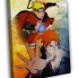 Naruto Characters Anime Manga Art WALL  20x16 inch FRAMED CANVAS PRINT