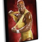 Hulk Hogan Wrestling Terry Gene Bollea Sport  20x16 inch FRAMED CANVAS WALL PRINT