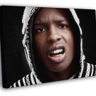 A$AP ASAP Rocky Portrait Teeth Rap Hip-Hop Rapper  20x16 inch FRAMED CANVAS WALL PRINT