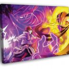 Naruto Uzumaki Sasuke Uchiha Awesome Anime Art  20x16 inch FRAMED CANVAS WALL PRINT