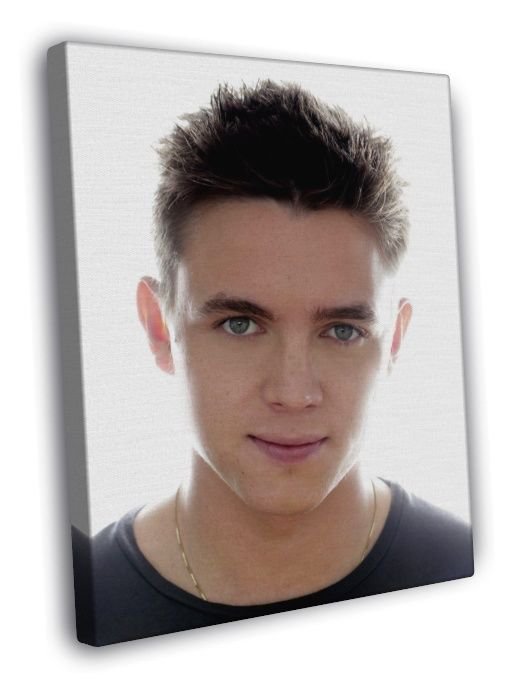 Jesse McCartney Light Awesome Portrait Handsome  20x16 inch FRAMED CANVAS WALL PRINT