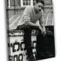 James McAvoy BW Handsome Charming Actor Look WALL  20x16 inch FRAMED CANVAS PRINT