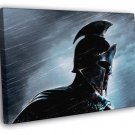 300 Rise of an Empire 2014 Movie Spartan Helmet Rain WALL FRAMED CANVAS PRINT 20x16 inch inch