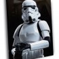 Stormtrooper Soldier Weapon Star Wars Art WALL 20x16 inch FRAMED CANVAS PRINT