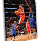 Russell Westbrook All Star Game Basketball  20x16 inch FRAMED CANVAS WALL PRINT