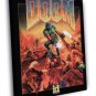 DOOM Original Video Game Retro Art WALL 20x16 inch FRAMED CANVAS PRINT