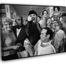 One Flew Over the Cuckoo's Nest Jack Nicholson Movie  20x16 inch FRAMED CANVAS WALL PRINT