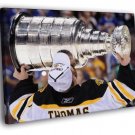 Tim Thomas Boston Bruins Hockey Sport  20x16 inch FRAMED CANVAS WALL PRINT