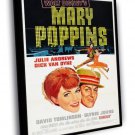 Mary Poppins 1964 Retro Classic Movie Vintage  20x16 inch FRAMED CANVAS WALL PRINT