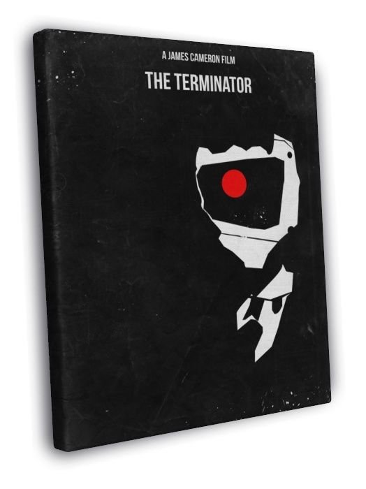The Terminator 1984 Movie James Cameron Art  20x16 inch FRAMED CANVAS WALL PRINT