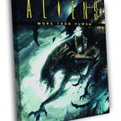 Aliens Xenomorph Creepy Creatures Art  20x16 inch FRAMED CANVAS WALL PRINT