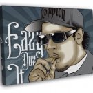 Eazy-E Compton Gangsta Art NWA Rapper Hip-Hop Rap WALL  20x16 inch FRAMED CANVAS PRINT