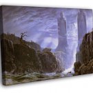 The Gates of Argonath Lord of the Rings Painting Art WALL  20x16 inch FRAMED CANVAS PRINT