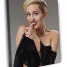 Miley Cyrus Beauty Hot Country Pop Music  20x16 inch FRAMED CANVAS WALL PRINT