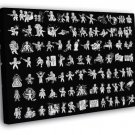Vault Boy Fallout Cool Video Game Art WALL  20x16 inch FRAMED CANVAS PRINT