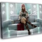 Lightning Final Fantasy XIII FF 13 Anime Manga Art  20x16 inch FRAMED CANVAS WALL PRINT