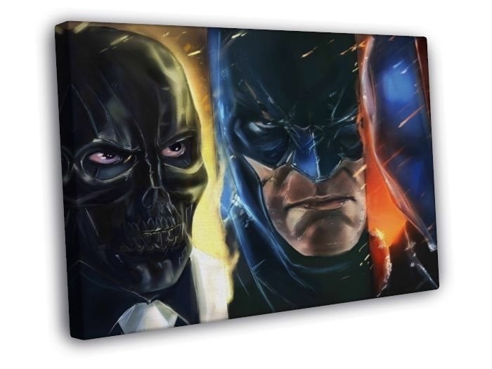 Batman Arkham Origins Awesome Art Gotham WALL  20x16 inch FRAMED CANVAS PRINT
