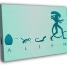 Alien Evolution Egg Facehugger Sci-Fi Movie WALL  20x16 inch FRAMED CANVAS PRINT