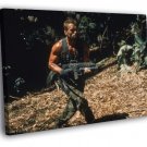 Arnold Schwarzenegger Predator 1987 Movie WALL  20x16 inch FRAMED CANVAS PRINT