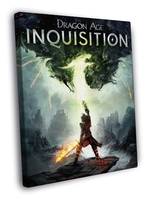 Dragon Age Inquisition Awesome Video Game WALL  20x16 inch FRAMED CANVAS PRINT