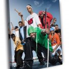 Wu-Tang Clan Rap Hip Hop Band WALL  20x16 inch FRAMED CANVAS PRINT