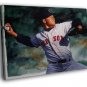 Roger Clemens Boston Red Sox Painting Baseball 20x16 inch FRAMED CANVAS WALL PRINT