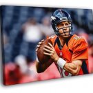 Peyton Manning Denver Broncos Football Sport  20x16 inch FRAMED CANVAS WALL PRINT