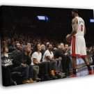King James Jersey Lebron Rihanna Miami Heat  20x16 inch FRAMED CANVAS WALL PRINT