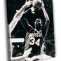 Hakeem Olajuwon Houston Rockets Retro Vintage  20x16 inch FRAMED CANVAS WALL PRINT