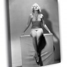 Anita Page Actress Old Retro Vintage BW WALL  20x16 inch FRAMED CANVAS PRINT