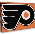 Philadelphia Flyers Logo Hockey Sport Art  20x16 inch FRAMED CANVAS WALL PRINT