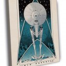 Star Trek Into Darkness U.S.S. Enterprise Art WALL  20x16 inch FRAMED CANVAS PRINT