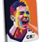 Cristiano Ronaldo Cool Art Real Madrid  20x16 inch FRAMED CANVAS WALL PRINT