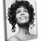 Whitney Houston Cute Portrait Hot Music Singer  20x16 inch FRAMED CANVAS WALL PRINT
